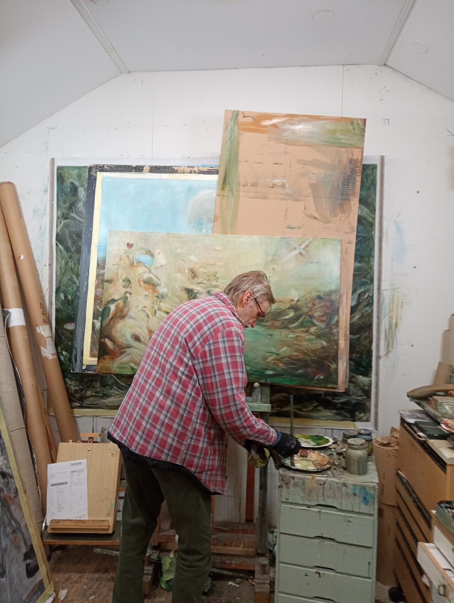 torbjörn damm atelje torbjörn damm art in progress